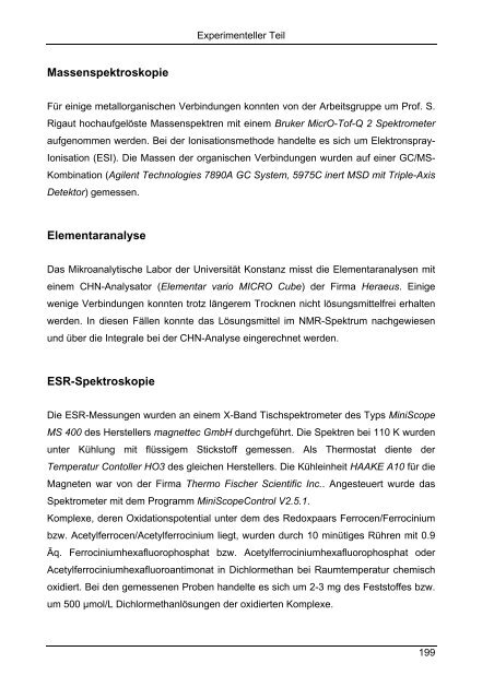 Synthese und Reaktionen von metallorganischen π-Systemen - KOPS