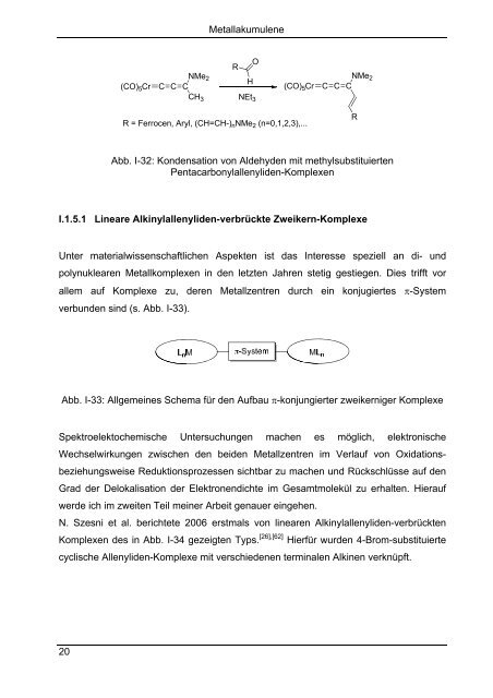 Synthese und Reaktionen von metallorganischen π-Systemen - KOPS