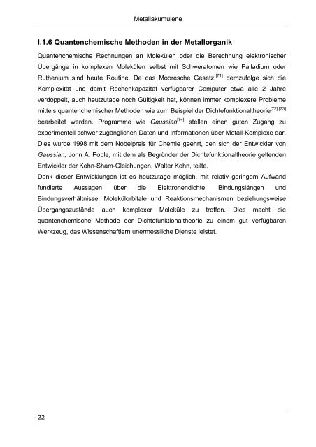 Synthese und Reaktionen von metallorganischen π-Systemen - KOPS