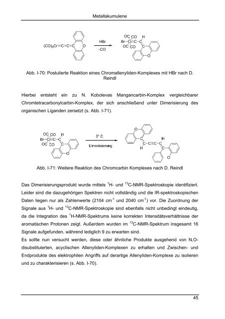 Synthese und Reaktionen von metallorganischen π-Systemen - KOPS