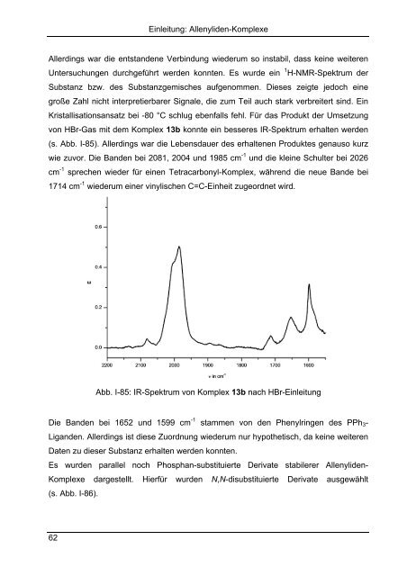 Synthese und Reaktionen von metallorganischen π-Systemen - KOPS