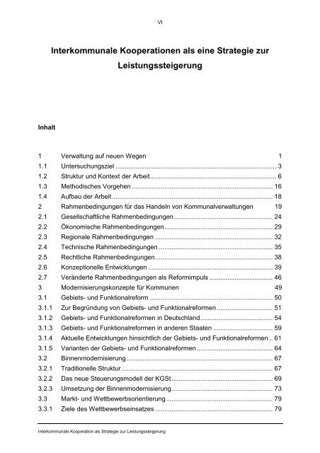 Interkommunale Kooperationen als eine Strategie zur ... - KOBRA