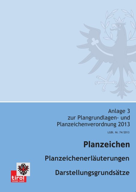 Landesrecht Tirol, Fassung vom 19.01.2014 - lamp