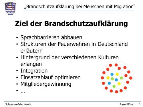 Brandschutzaufklärung bei Menschen mit Migrationshintergrund