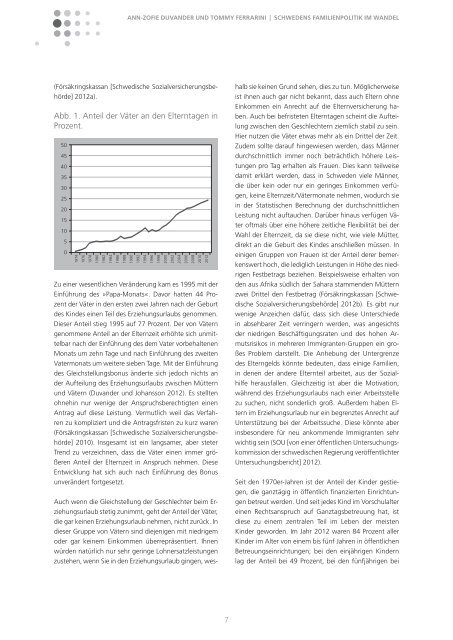 Schwedens Familienpolitik im Wandel - Bibliothek der Friedrich ...