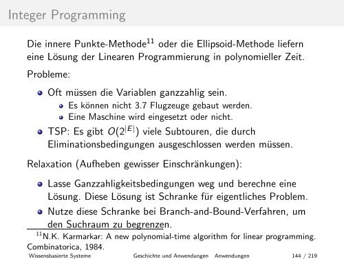 Geschichte und Anwendungen - Hochschule Niederrhein