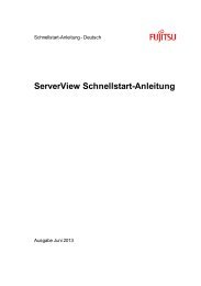 ServerView Schnellstart-Anleitung - Manuals - Fujitsu