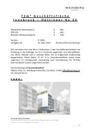 72m² Geschäftsfläche Innsbruck – Höttinger Au 22 Lage: