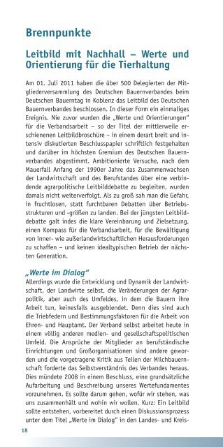 Bilanz und Positionen 2011/2012