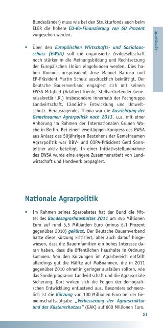 Bilanz und Positionen 2011/2012