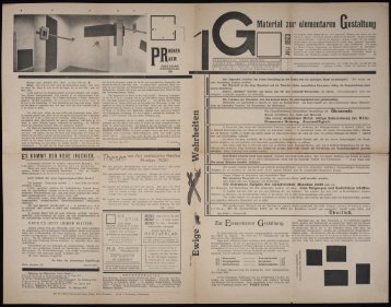 G: Material zur elementaren Gestaltung 1, Juli 1923 - Monoskop