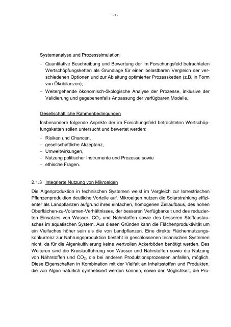 Förderrichtlinien Forschungsprogramm Bioökonomie [PDF 278 KB]