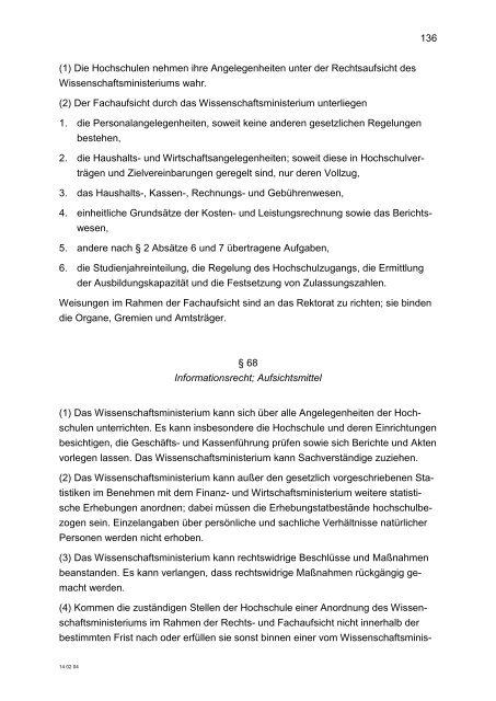 Gesetzentwurf (Einbringungsfassung) [PDF 1.6 MB] - Ministerium für ...