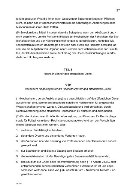 Gesetzentwurf (Einbringungsfassung) [PDF 1.6 MB] - Ministerium für ...