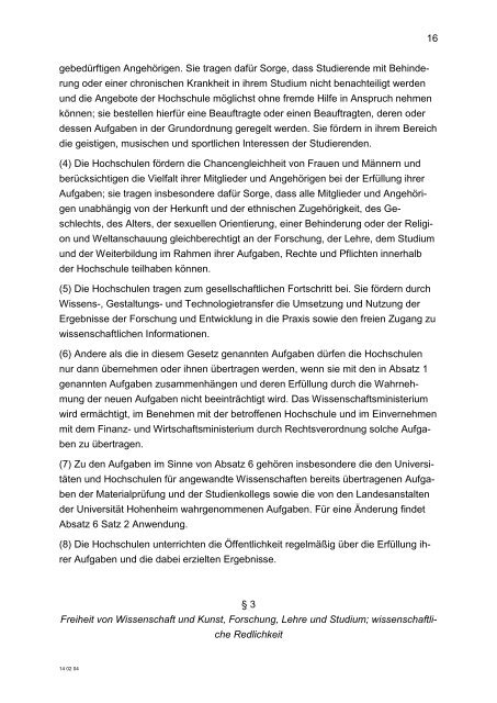 Gesetzentwurf (Einbringungsfassung) [PDF 1.6 MB] - Ministerium für ...