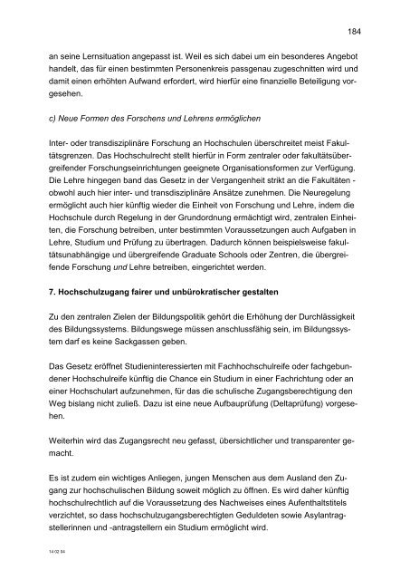 Gesetzentwurf (Einbringungsfassung) [PDF 1.6 MB] - Ministerium für ...