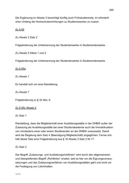 Gesetzentwurf (Einbringungsfassung) [PDF 1.6 MB] - Ministerium für ...