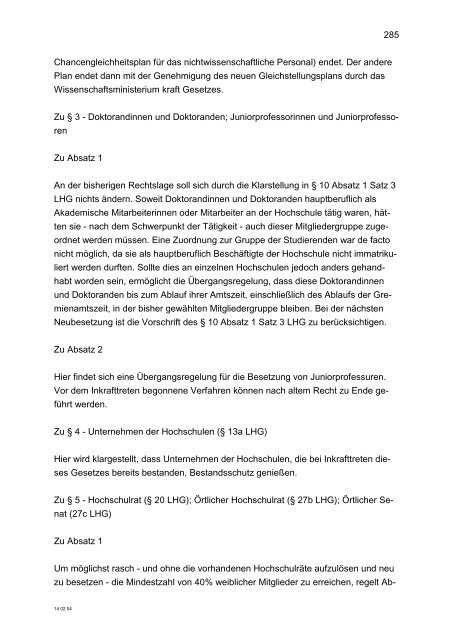 Gesetzentwurf (Einbringungsfassung) [PDF 1.6 MB] - Ministerium für ...