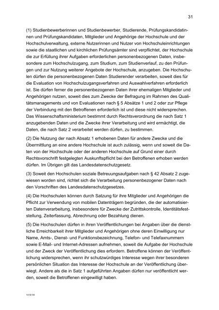 Gesetzentwurf (Einbringungsfassung) [PDF 1.6 MB] - Ministerium für ...