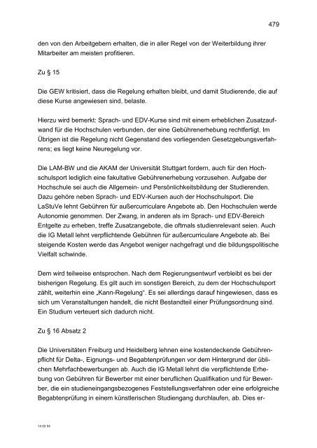 Gesetzentwurf (Einbringungsfassung) [PDF 1.6 MB] - Ministerium für ...