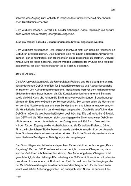 Gesetzentwurf (Einbringungsfassung) [PDF 1.6 MB] - Ministerium für ...