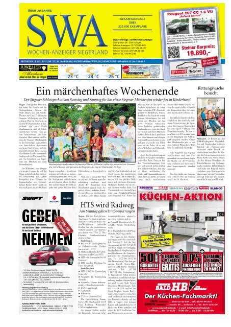Ausgabe A, Siegen, Wilnsdorf (5.73 MB) - Siegerländer Wochen ...