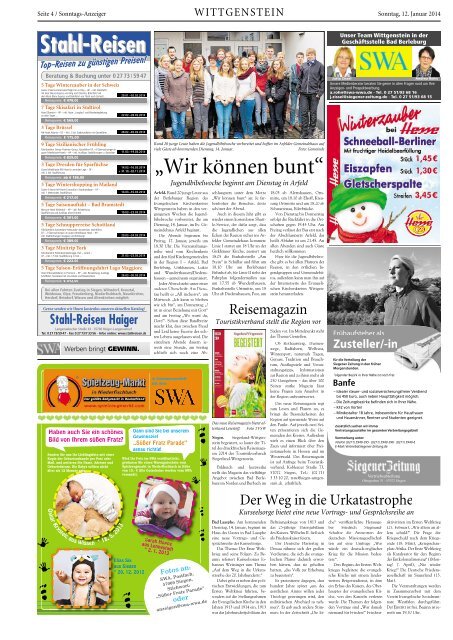 Ausgabe D, Wittgenstein (14.20 MB) - Siegerländer Wochen-Anzeiger