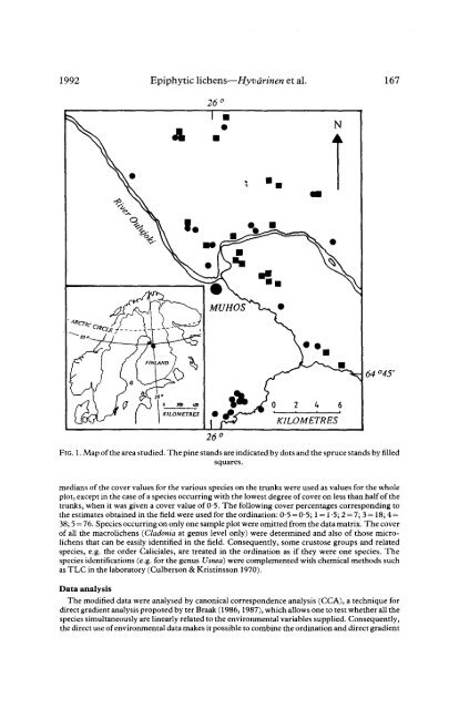 Influence of Stand Age And Structure on the Epiphytic Lichen ...