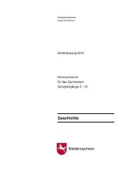 Geschichte Niedersachsen - nline