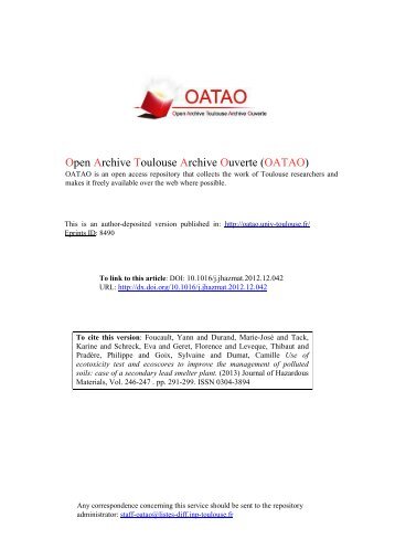 PDF (Author's version) - OATAO (Open Archive Toulouse Archive ...