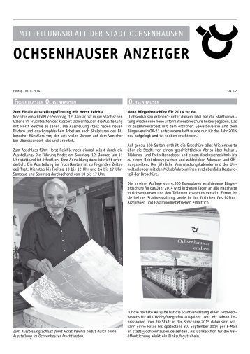 Ochsenhauser anzeiger - Stadt Ochsenhausen