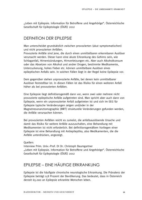 Epilepsie - Ö1 - ORF