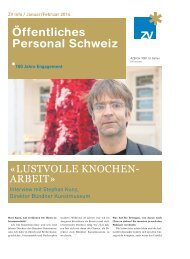 Interview mit Stephan Kunz - oeffentlichespersonal.ch