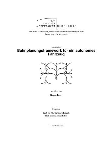 Bahnplanungsframework für ein autonomes Fahrzeug - oops ...