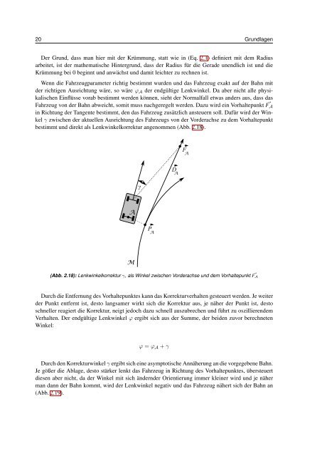 Bahnplanungsframework für ein autonomes Fahrzeug - oops ...