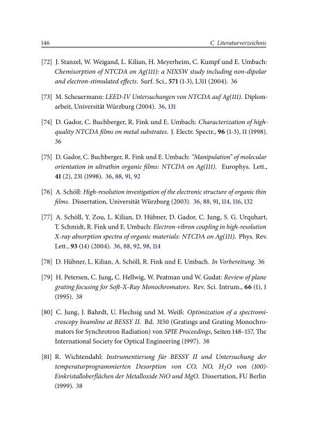 Spektromikroskopische Untersuchungen an ... - OPUS Würzburg