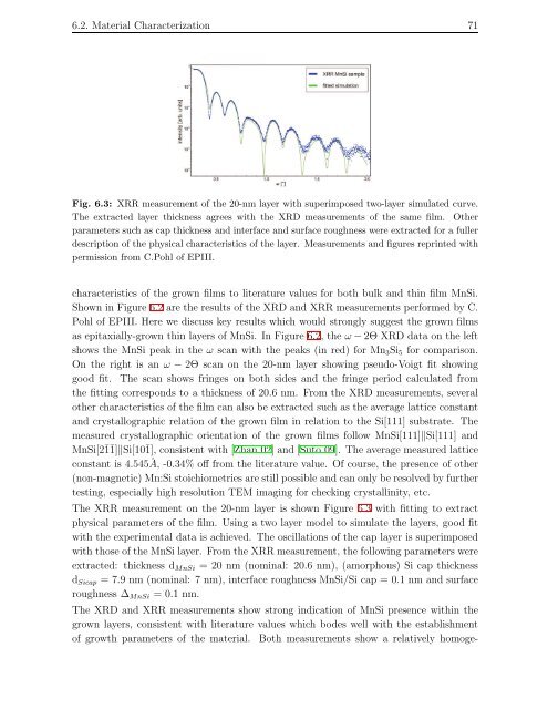 As and Epitaxial-Growth MnSi Thin Films - OPUS Würzburg