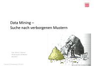 Data Mining – Suche nach verborgenen Mustern