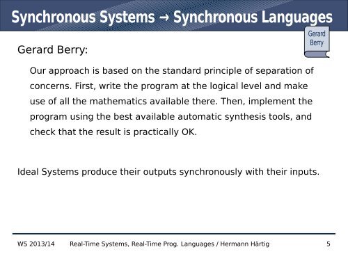 Real-Time Programming Languages - Operating Systems