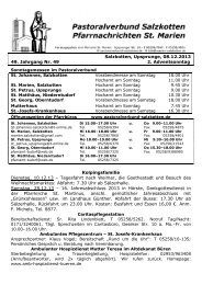 Pfarrbrief vom 08.12.2013 - Pastoralverbund Salzkotten