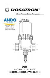 D8R GEBRAUCHSANWEISUNG - ANDO Technik GmbH