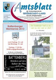 KW 28 Gruenstadt.pdf - Verbandsgemeinde Grünstadt-Land