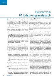 Bericht vom 67. Erfahrungsaustausch - Ärztekammer Niederösterreich