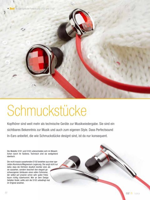 Ear IN Das Kopfhörermagazin - Januar/Februar 2014