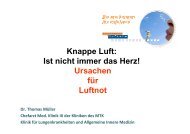 Knappe Luft: Ist nicht immer das Herz! Ursachen für Luftnot