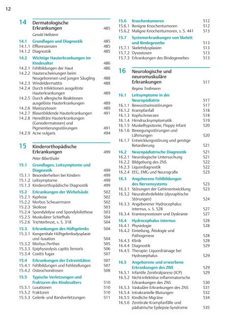 Thieme: Kurzlehrbuch – Pädiatrie - PagePlace