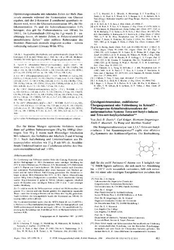 Tieftemperatur-Kristallstrukturanalysen