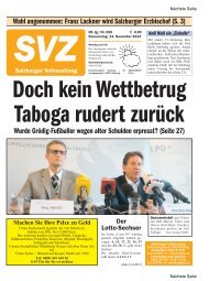 Ausgabe herunterladen - Salzburger Volkszeitung