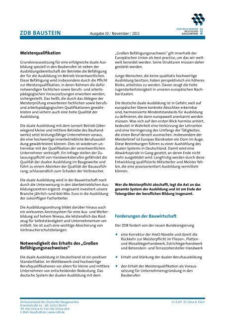 Download - Zentralverband Deutsches Baugewerbe