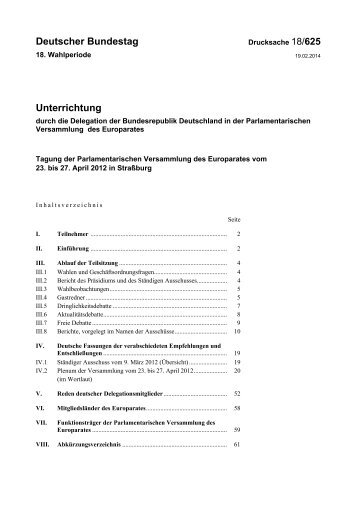 18/625 (PDF) - Deutscher Bundestag
